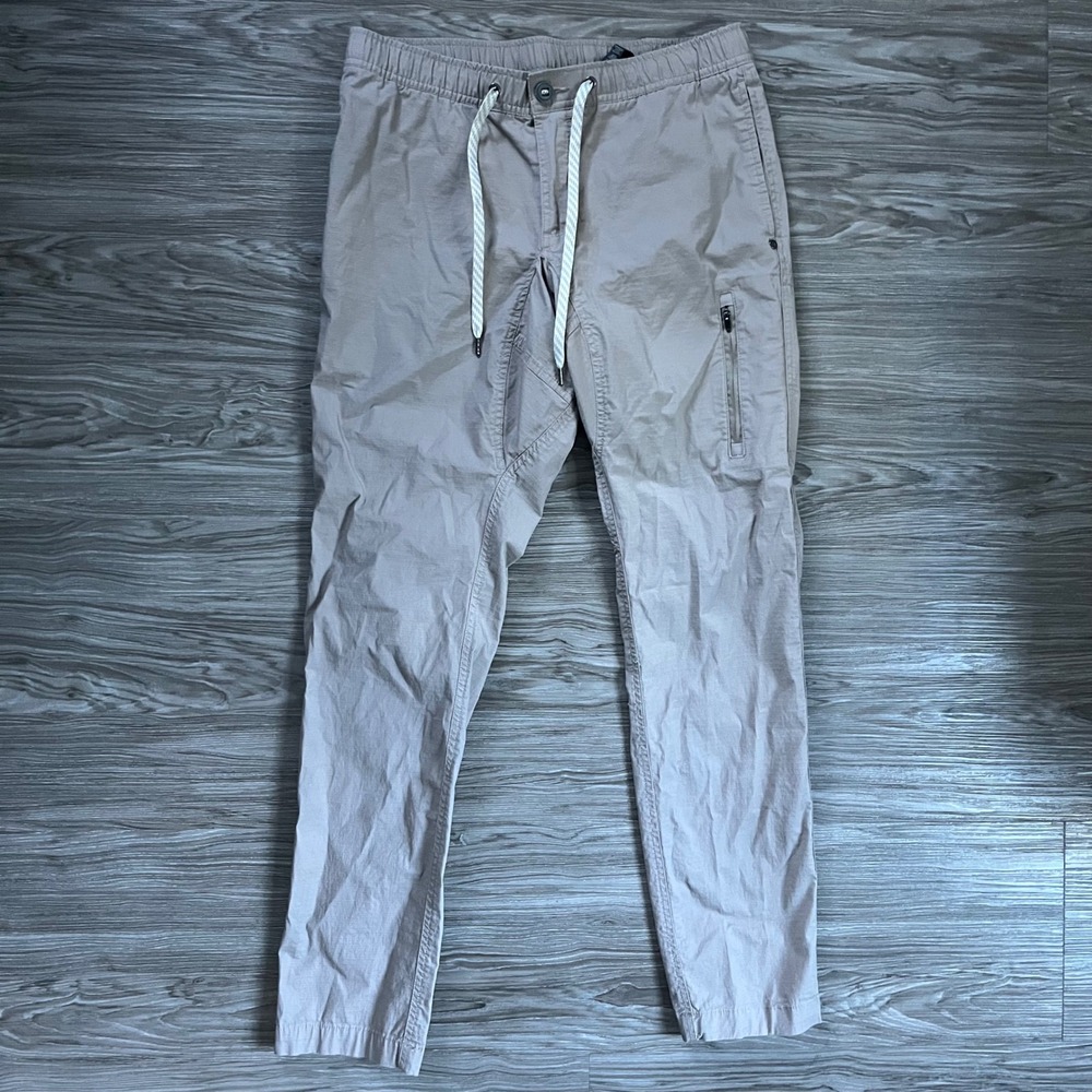 Vuori Ripstop Climber Pants Mens Medium Khaki Tapered Jogger V412 Outdoor Hiking